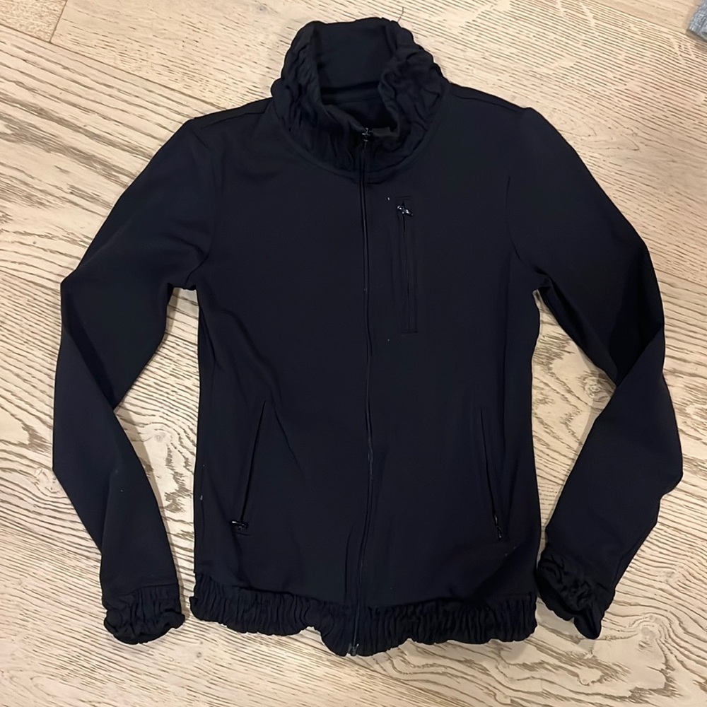 Prana Nichele Rouched Zip up Jacket